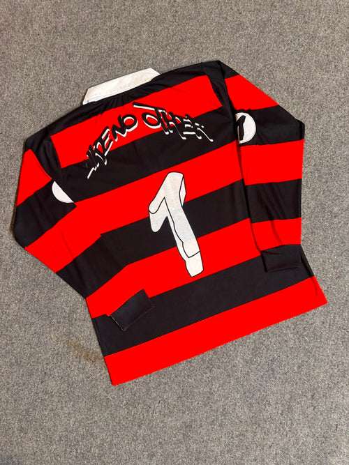 Red Long Polo